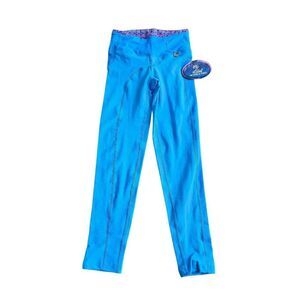 PN jone girls Sz 6 blue energy tight leggings